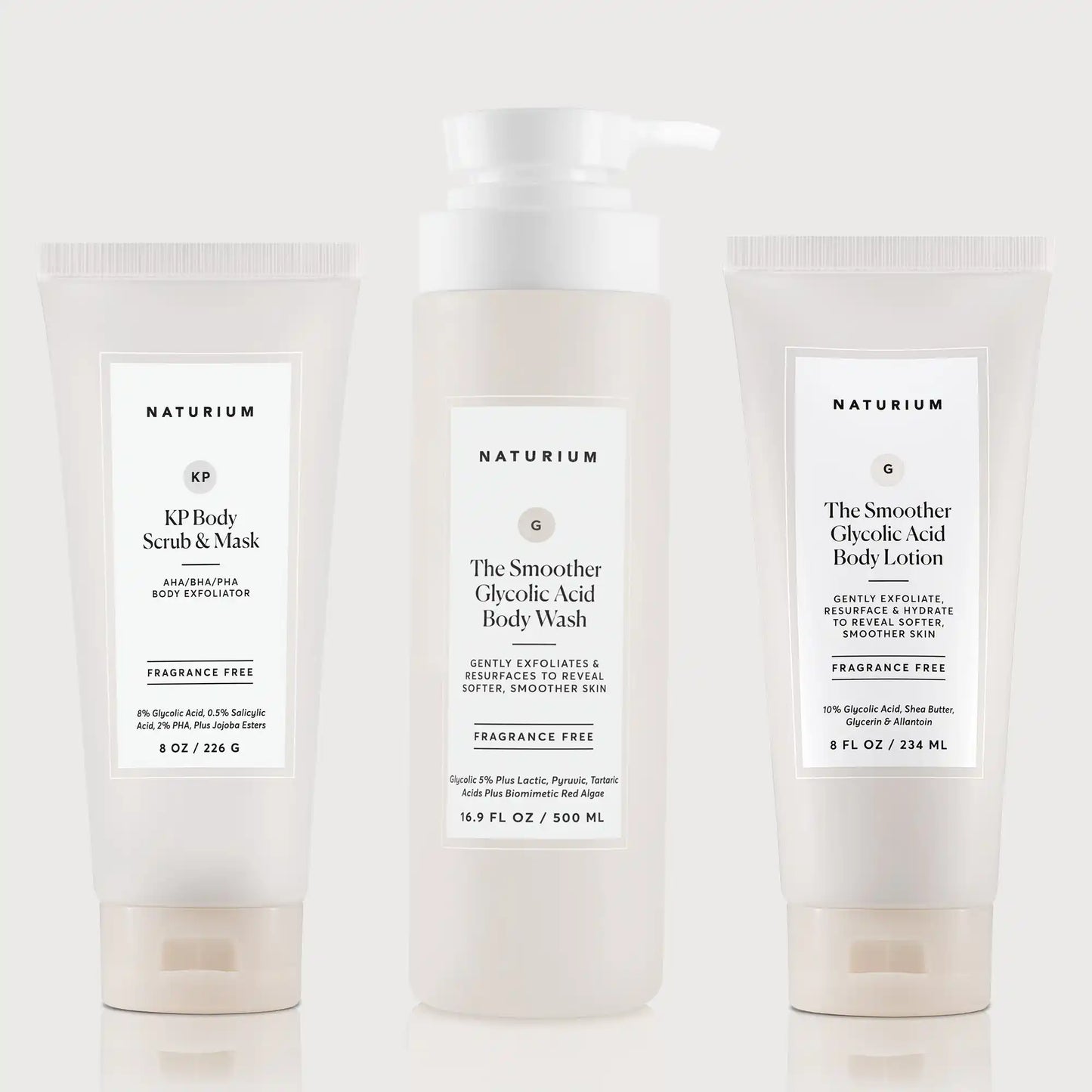 the-glycolic-acid-body-bundle-p2 NATR_KPScrub_SmootherBodyWash_SmootherLotion_Bundle_ecomm.webp